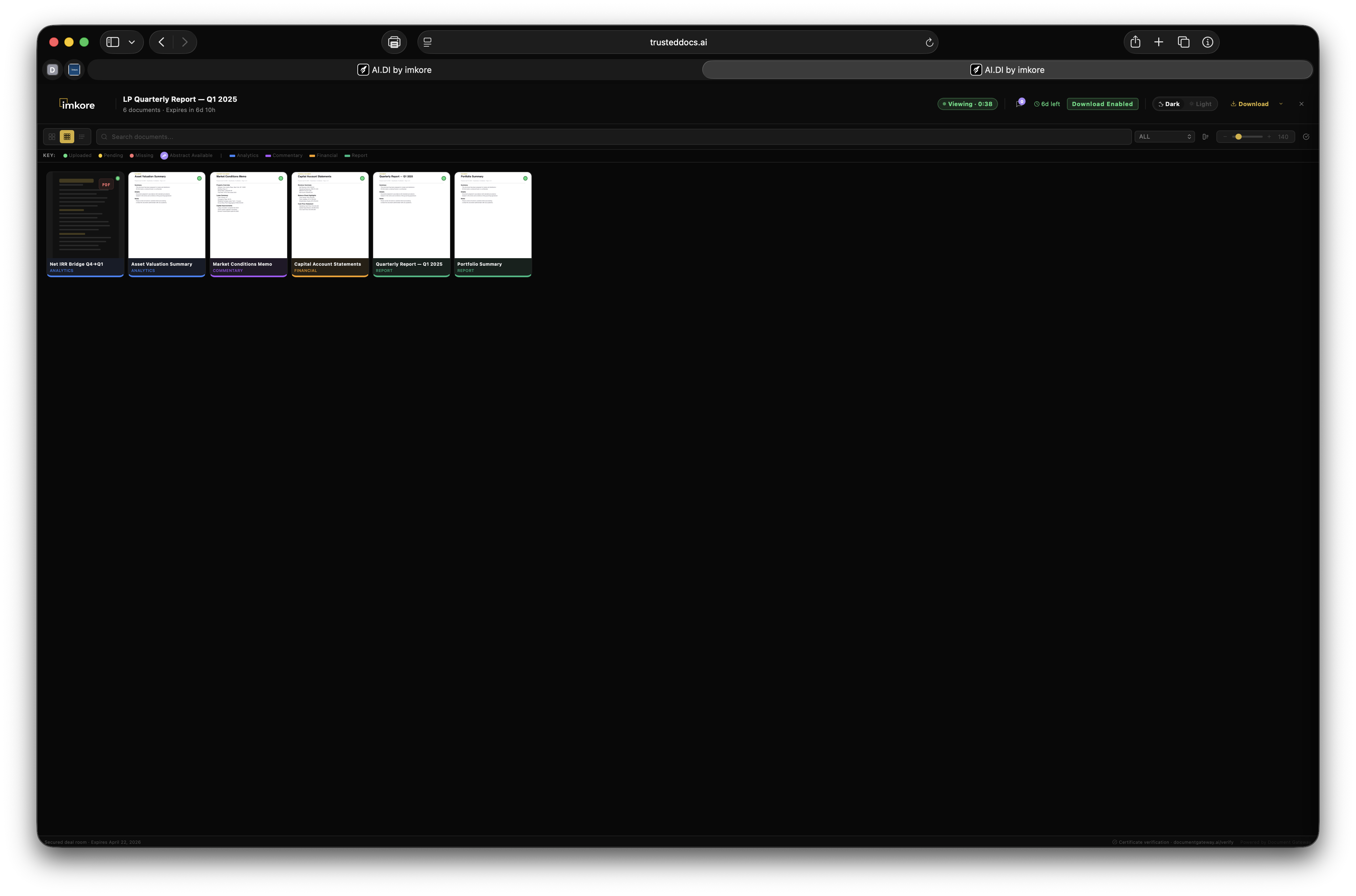 Counterparty viewer